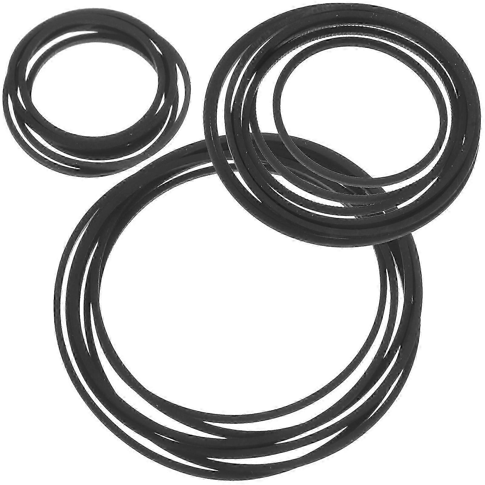 60pcs Cassette Belt Tape Recorder Belt Replacement Cassette Player Drive Belt