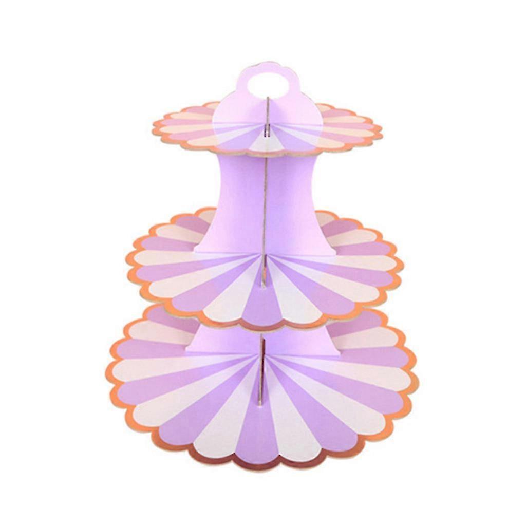 Environmentally Friendly Cupcake Stand, Smooth Edges and Non-Toxic in Rose Red