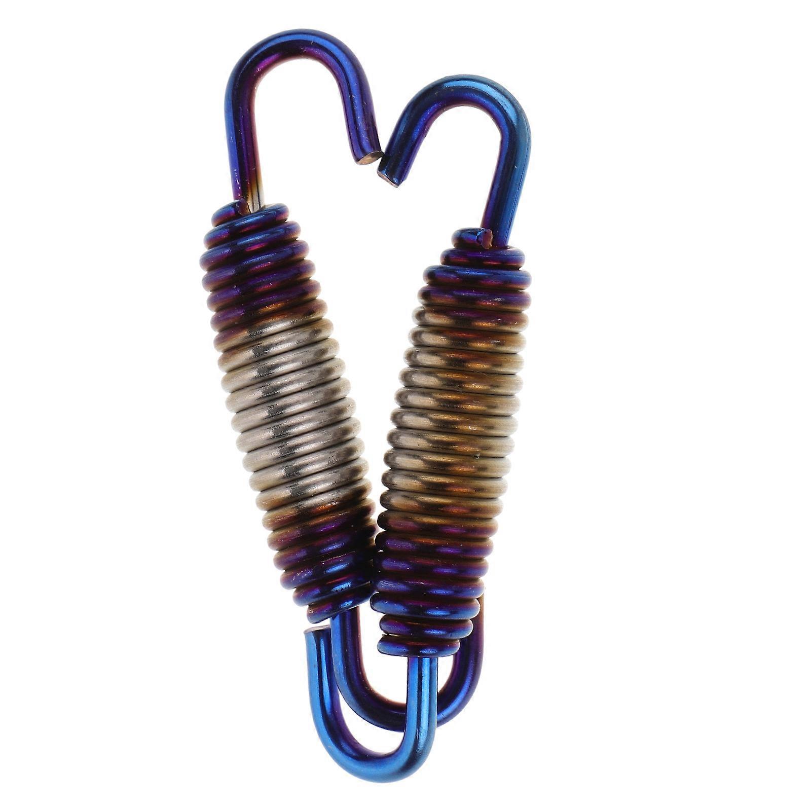 Spring Hooks for Pipe Motorcycle Accessory Enhanced Driving Experience Assorted Color 2Pcs
