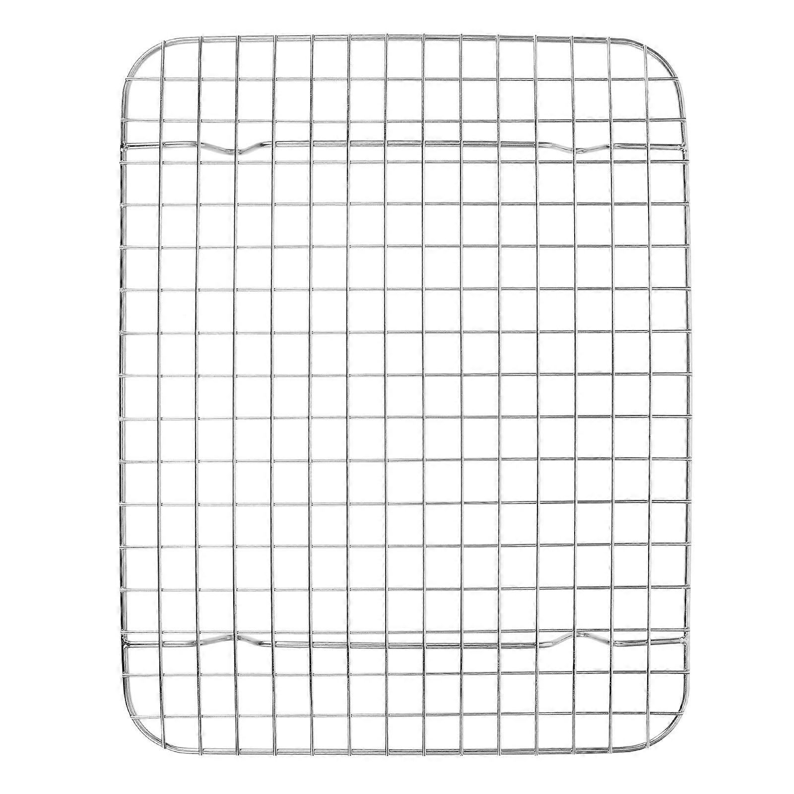 Drying Baking Rack Stainless Steel Grill Barbecue Net for Baking Silver