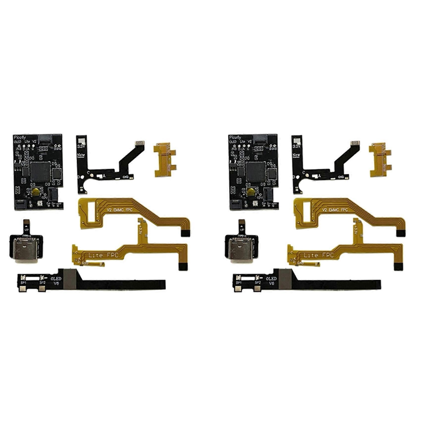 2X Hwfly Picofly for Raspberry Pi RP2040 Chip Support Picofly Oled /Lite/V2 Console Upgradable Flashable