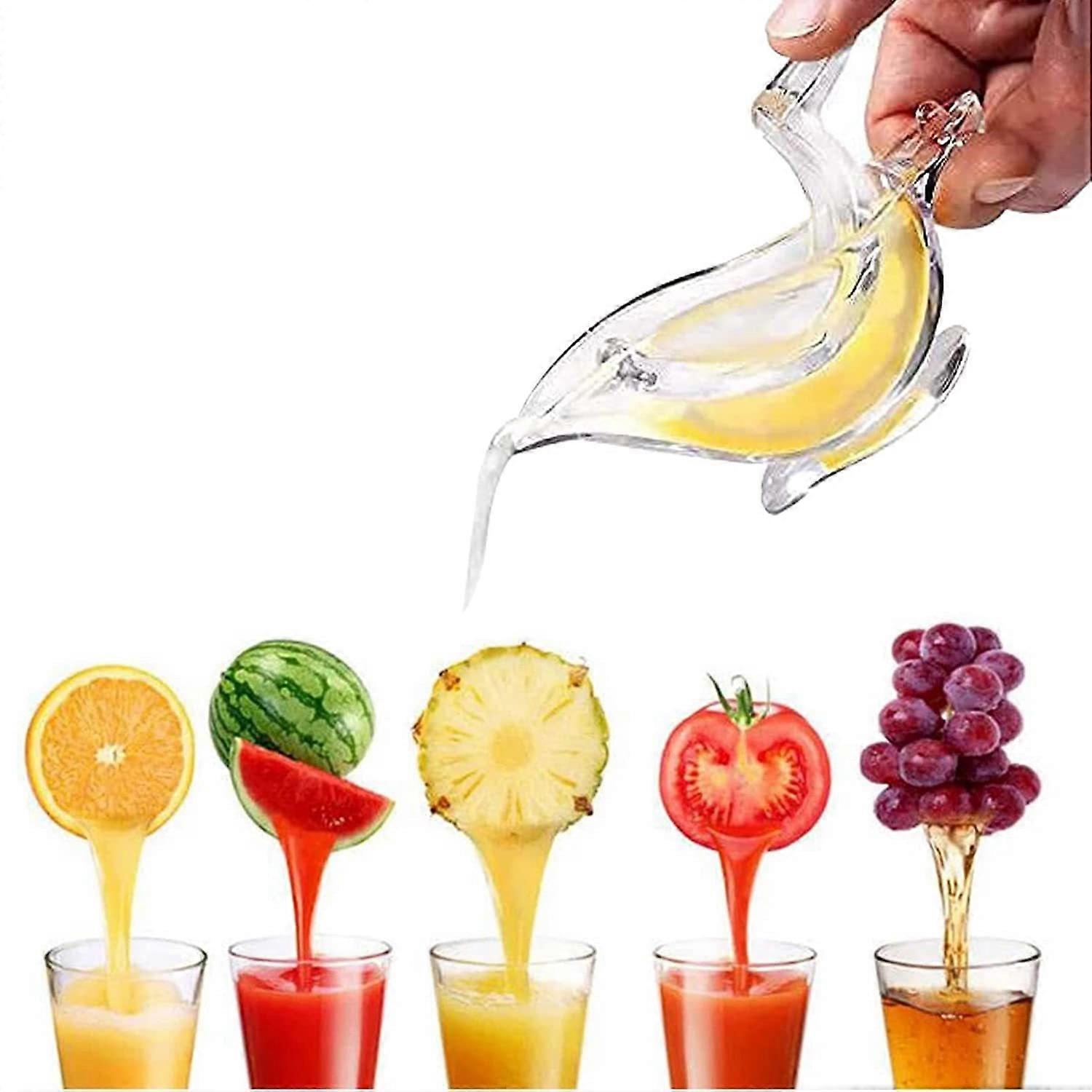 Portable Plastic Manual Lemon Squeezing Machine Transparent Lemon Squeezing Machine Manual Small Fruit Squeezing Machine