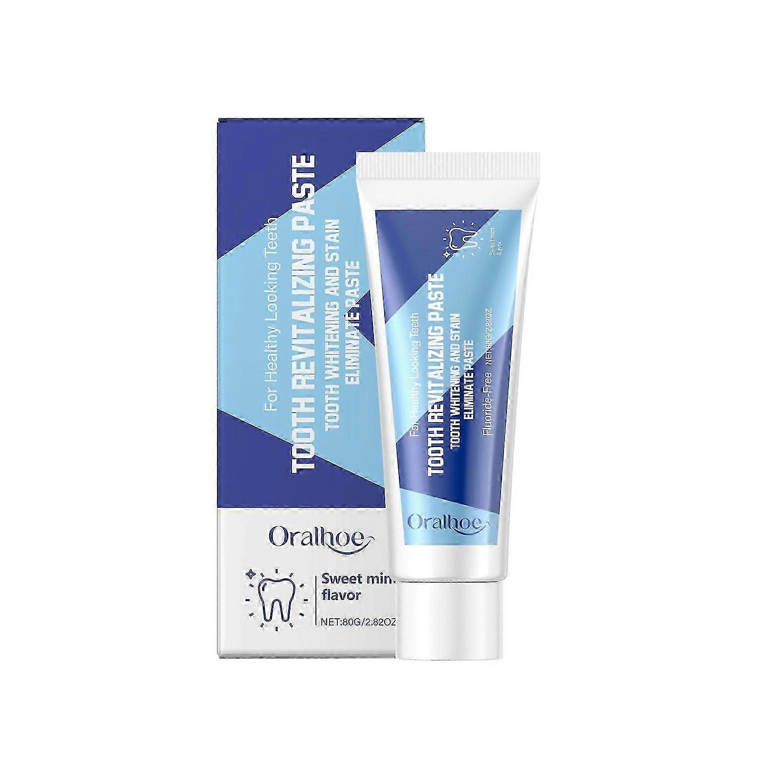 Deep Clean Whitening Toothpaste  Fresh Breath, Yellow Teeth Removal, Tartar Control, 80g