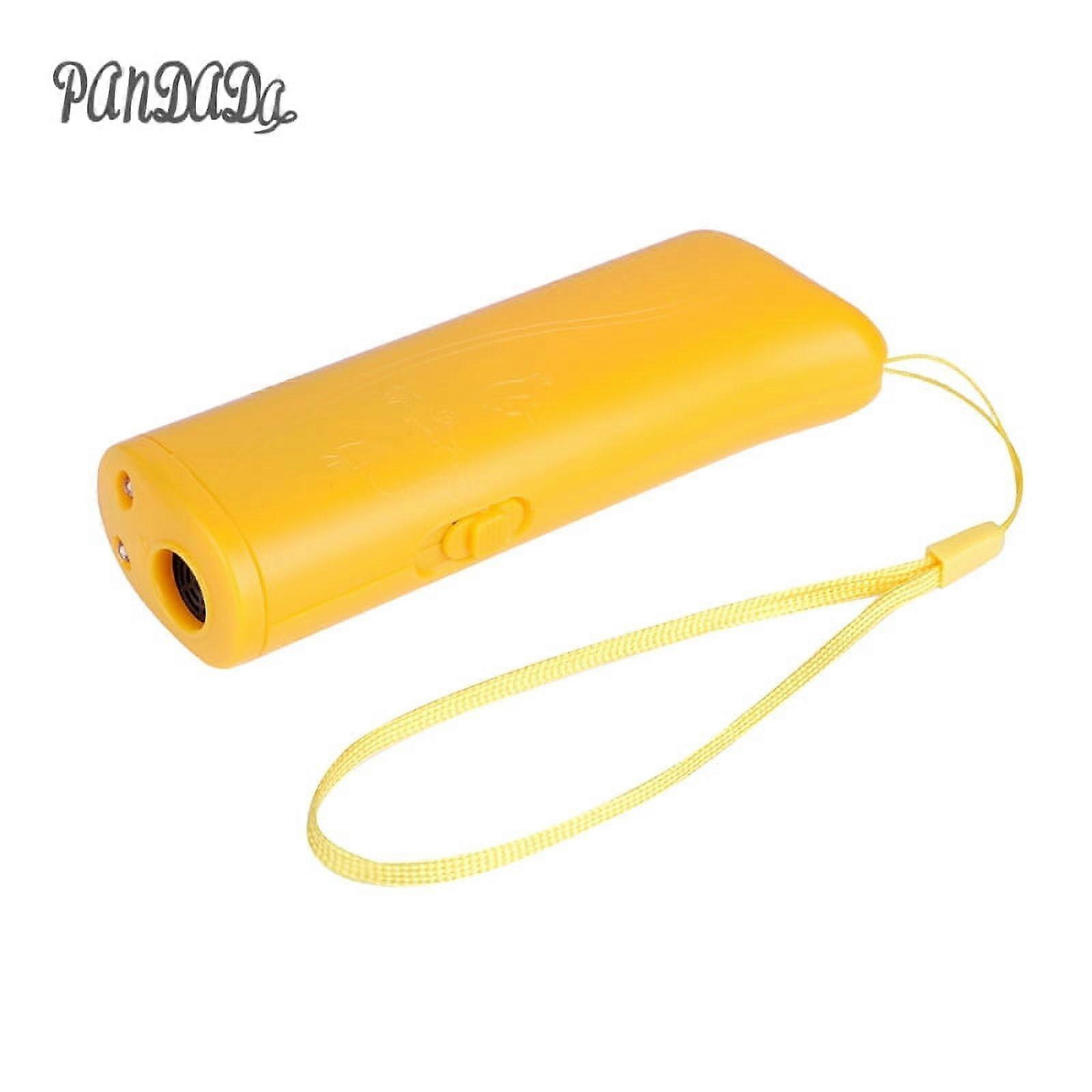 JANDEL Ultrasonic Dog Repeller and Trainer Device with LED Light 3 in 1 Anti Barking Stop Bark Handheld Dog Training Device No Battery