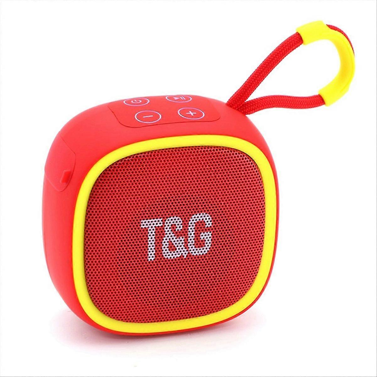 T&G TG659 Bluetooth Speaker Outdoor Wireless Subwoofer Red