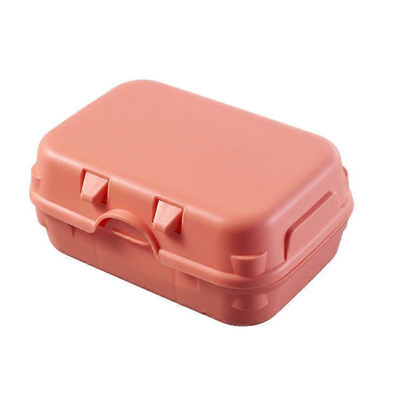 2-Layer Soap Box Container With Lid Durable Soap Case Strong Sealing Organizer Travel Soap Holder Bathroom Storage Accessories