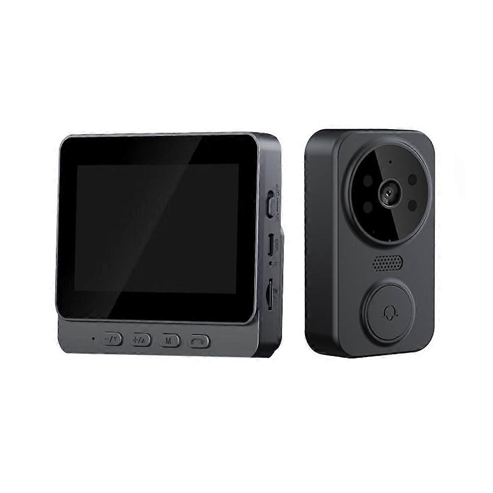 Wireless Video Doorbell Camera Bundle Smart Security System with Night Vision 2.4G WiFi HD Motion Detection And Cloud Storage