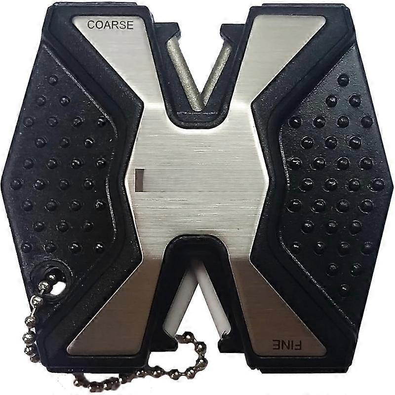 Pro 2-Step  Sharpener, Restores, Hones & Sharpens 's Edge, 2-Step Coarse & Fine Rods for Kitchen  & All Types of , Compact & Portable   Tool