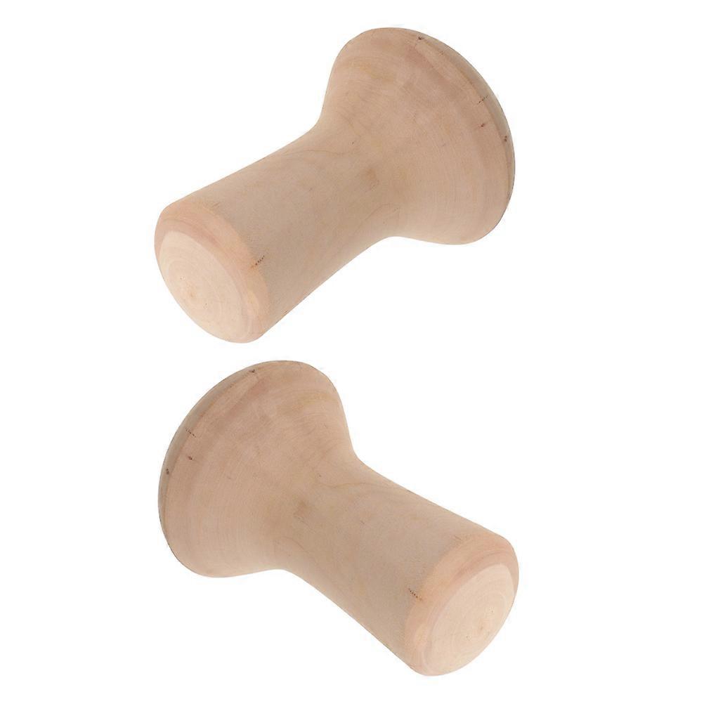 Ceramic Pottery Tool Wooden Mushroom Shaping Tool for Clay 2Pcs