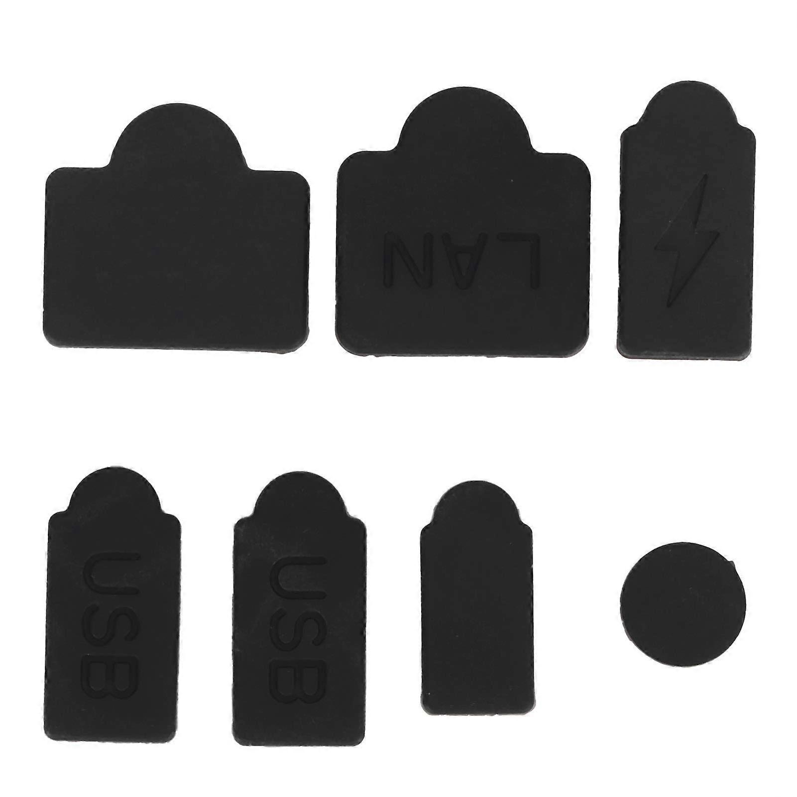 Dust Cover and Silicone Dust Plug Set AntiDust Protector for PS5 Console Ports Accessories