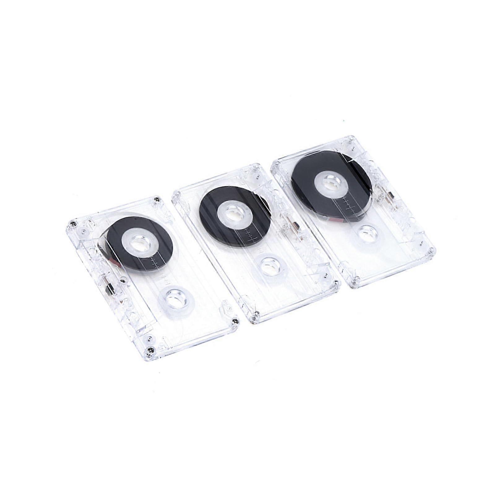 Blank Audio Cassette Tapes 45 60 90 Min Set for Music and Speech Recording Clear Sound Quality
