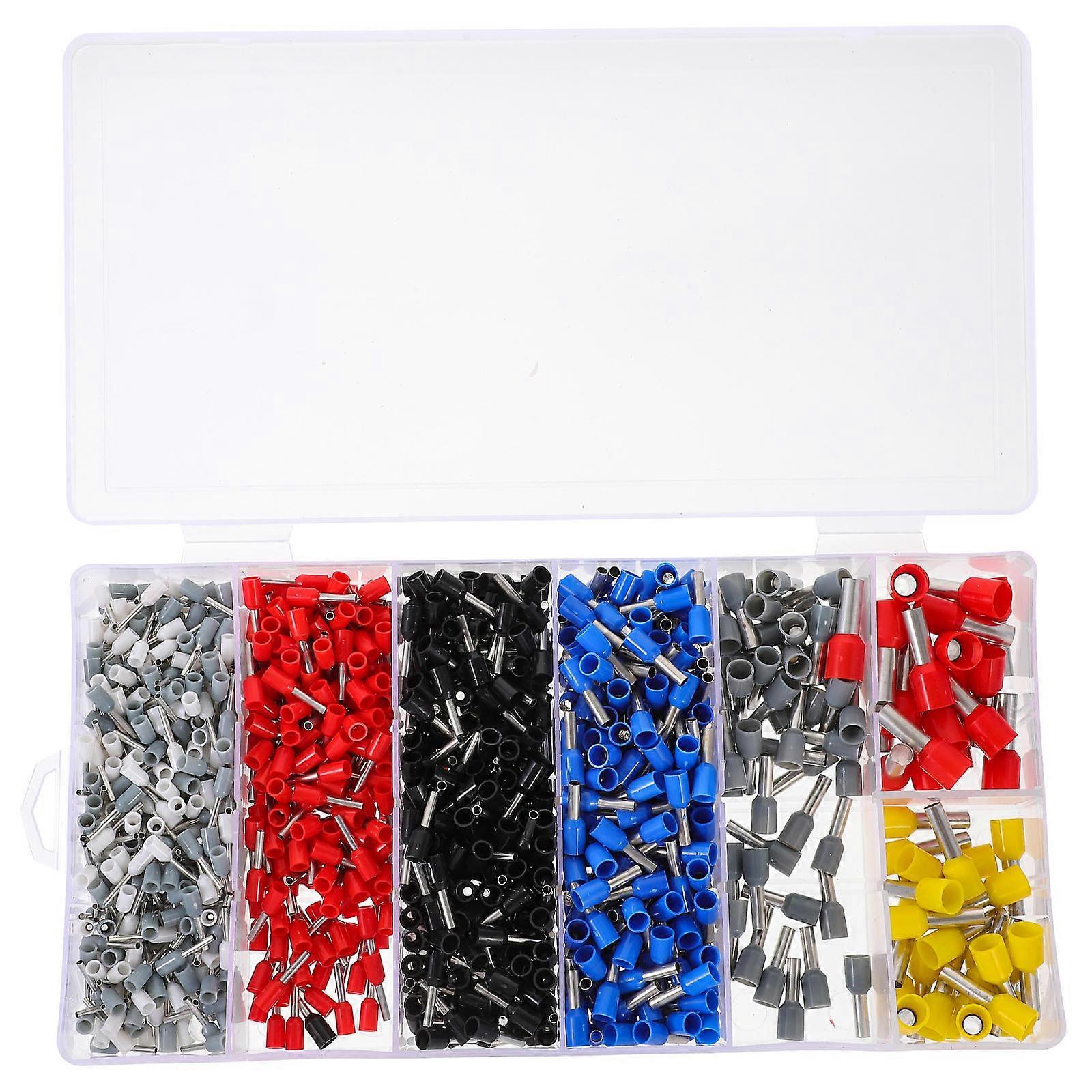 Copper Wire Terminal Connectors Cable Ends for Car Amplifier 2400Pcs