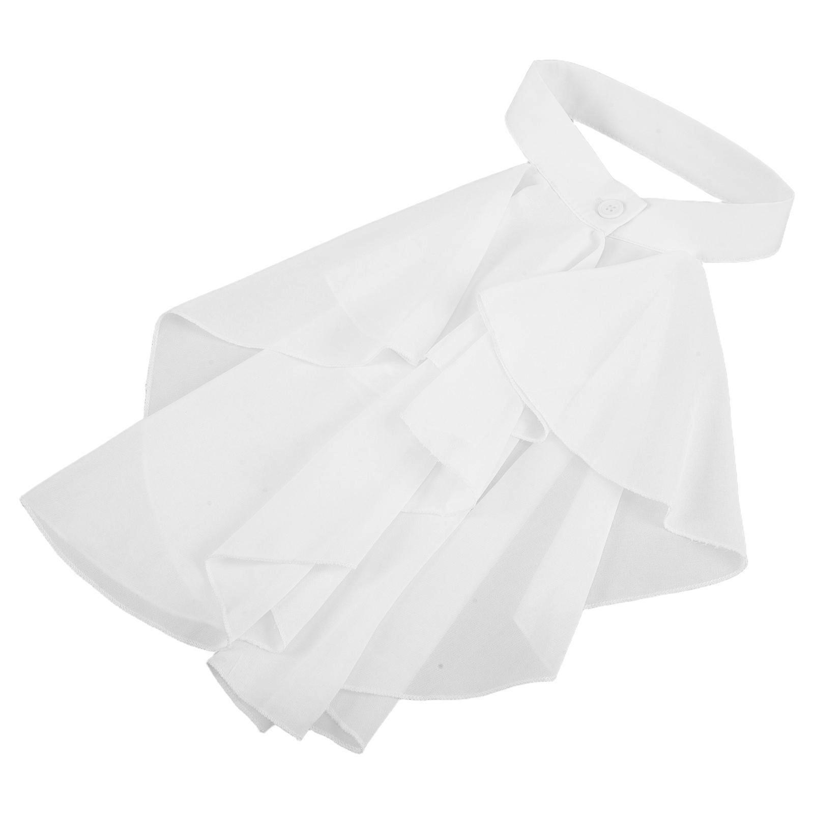 Performing Costume Elegant Ruffled Collar Decor Made Chiffon