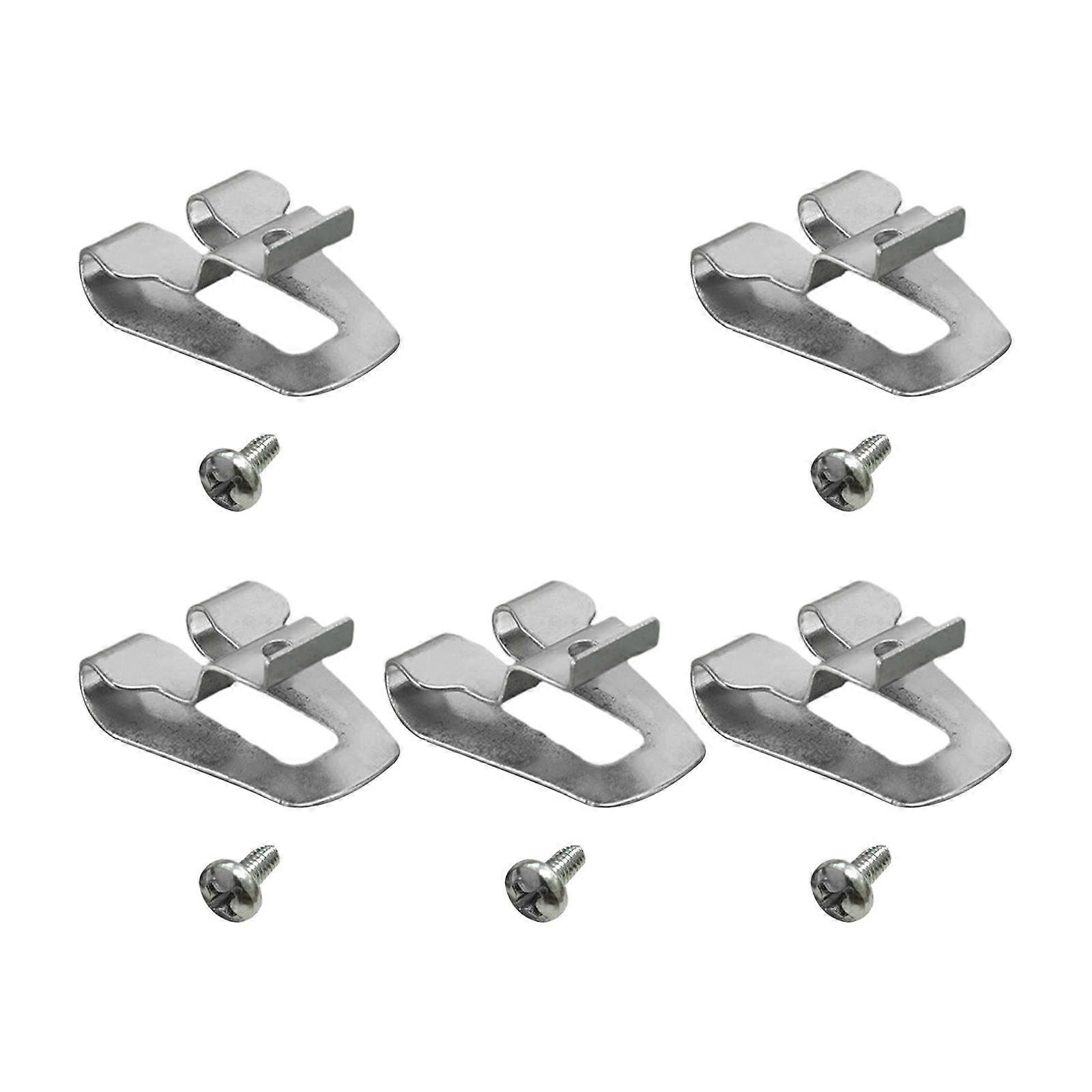 5Pcs Drill Belt Clip Replacement for Cordless Hammer Drill, Durable Iron Hook with Screws