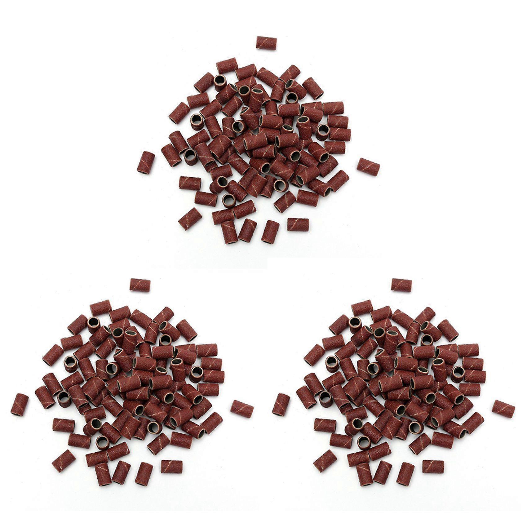 300 PCS Nail Drill Sanding Band Machine Replacement Bits Pedicure (80 )