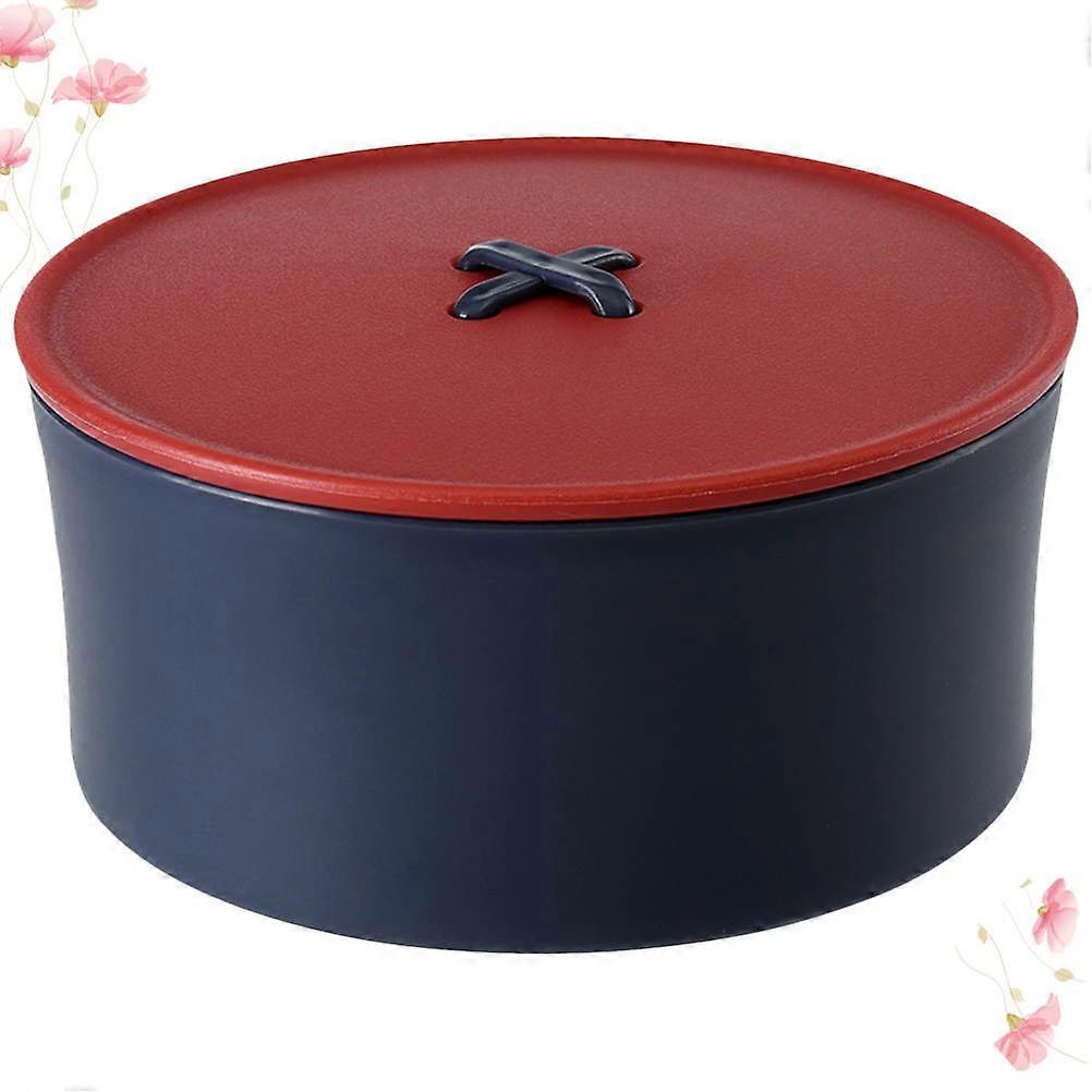 Portable Sewing Kit with Storage Bags and Needles in Dark Blue PP Material for Traveling or Home