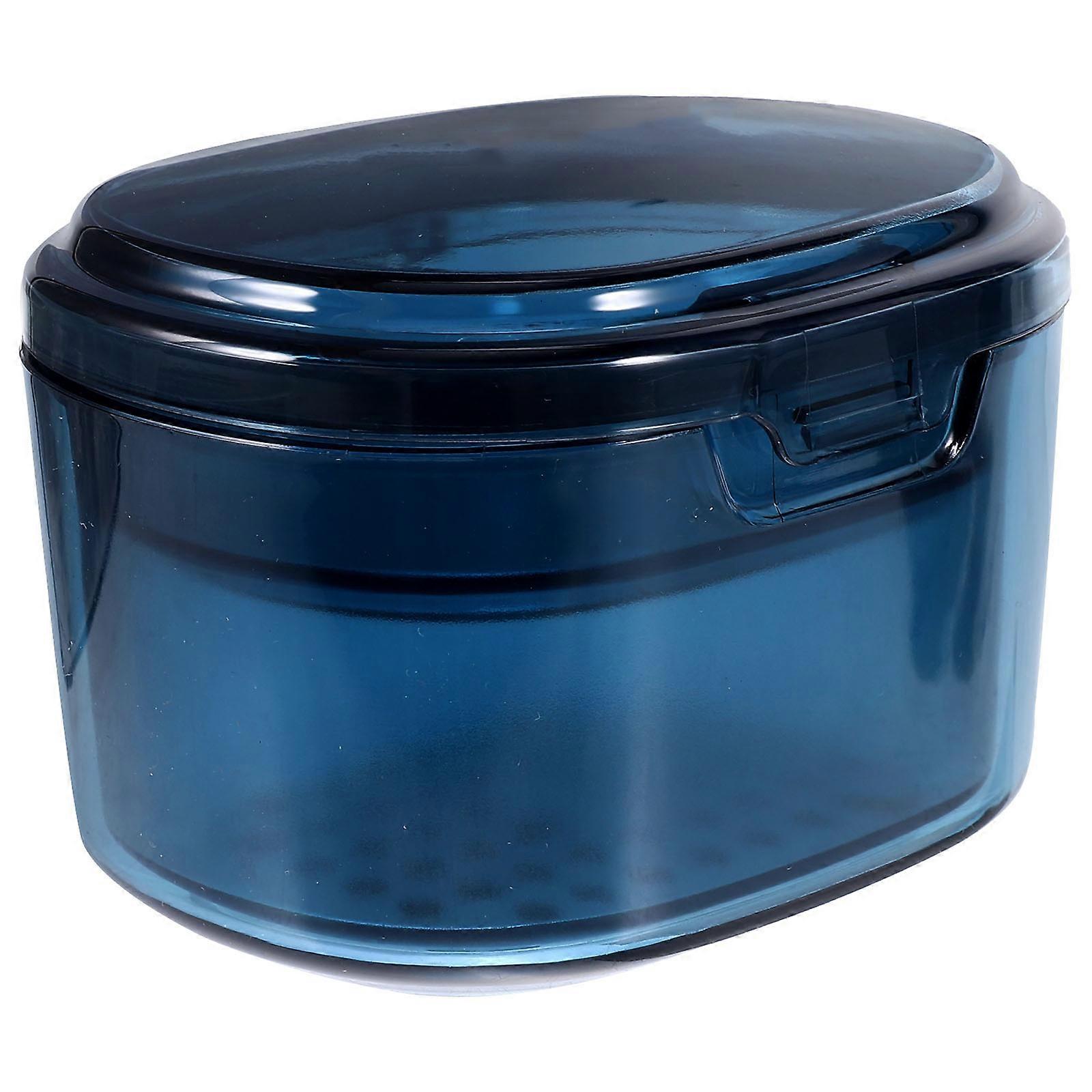 Brace Retainer Case False Tooth Container Travel 9x7x6cm Bacteria Prevention Rectangular Shape PC Material 1Set