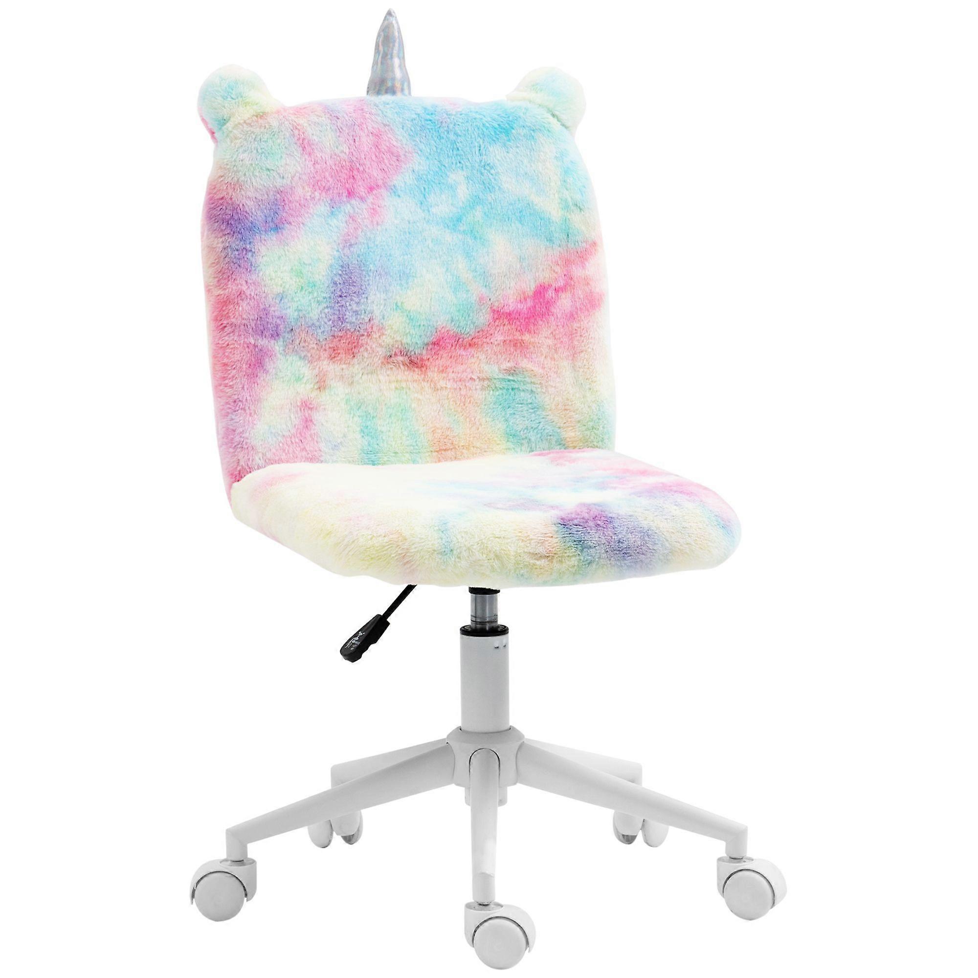 Mid-Back Unicorn Swivel Desk Chair