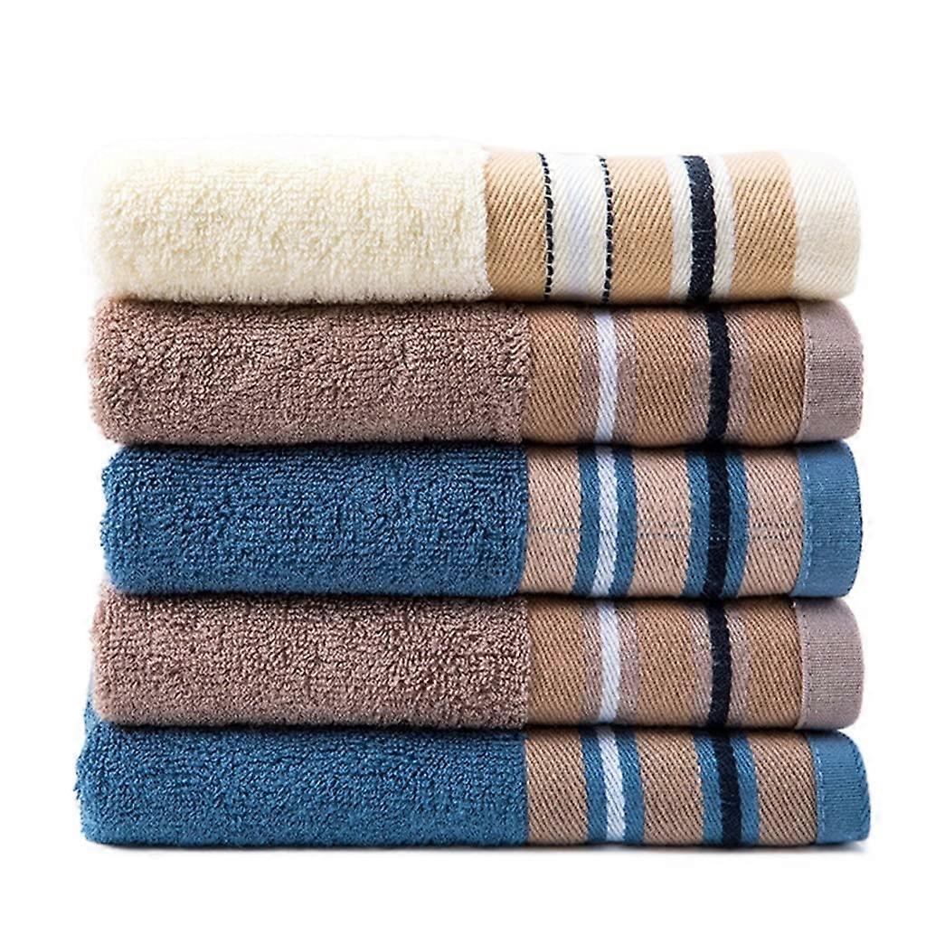 Cotton Bath Towel Soft Thickened Quick Dry Absorbent Fluffy Face Towel for Bathroom Use