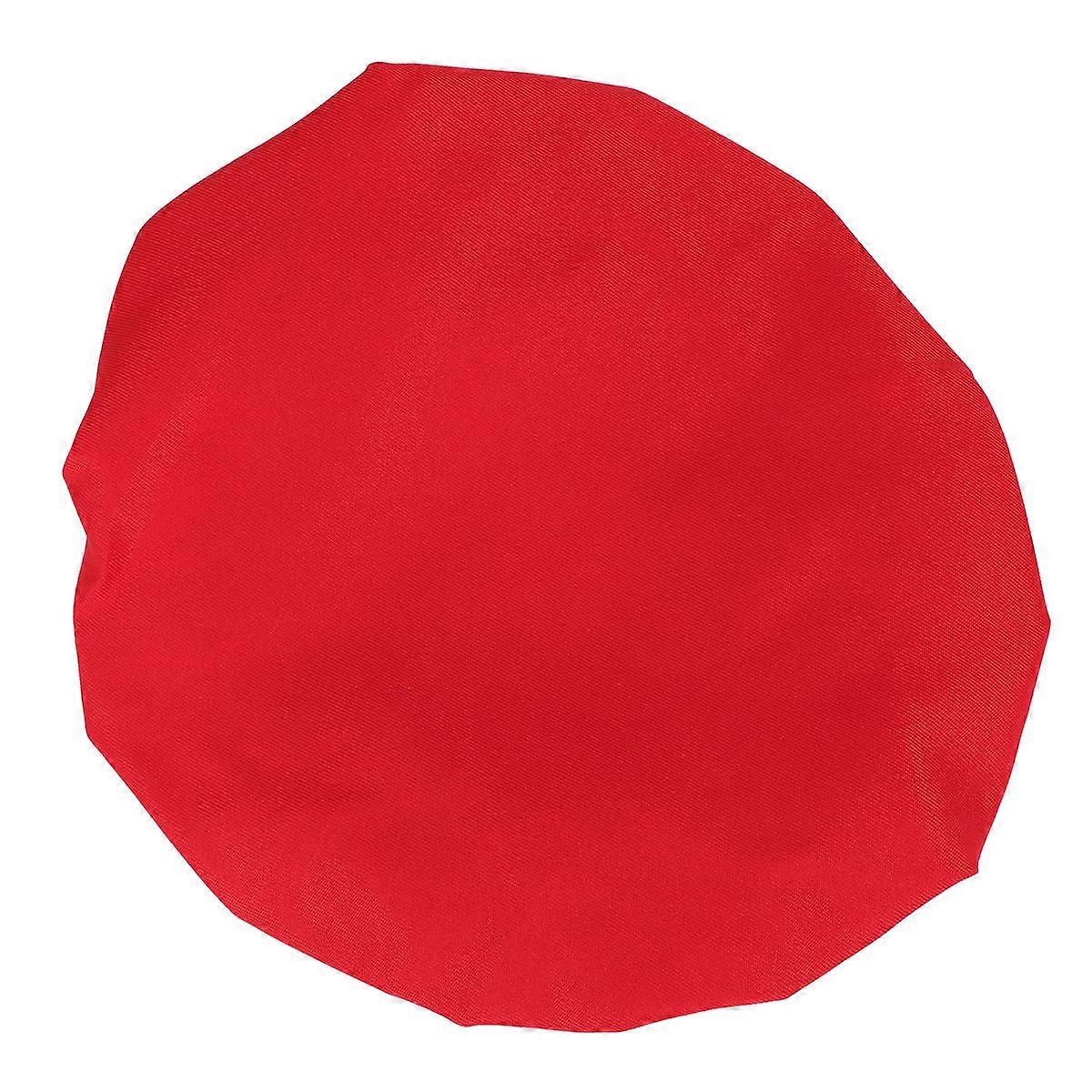 Red Children Chef Hat for Baking Cooking Hat 2Pcs Adjustable Design