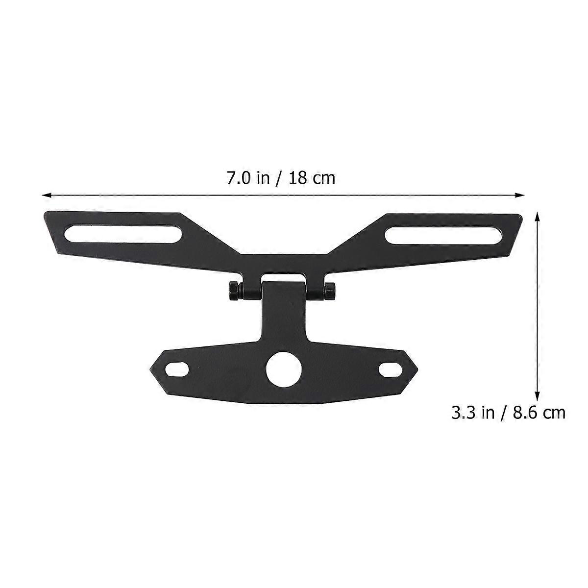 Adjustable Rear Light Bracket Metal Foldable Holder for Motorcycle