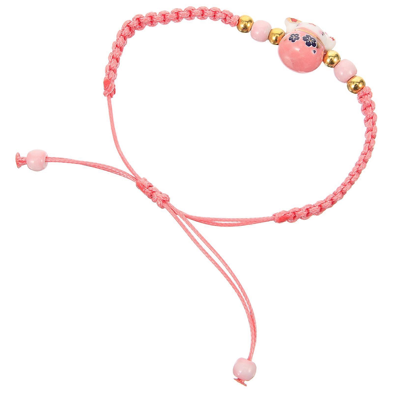 Bracelet String Bracelet for Decoration with Ceramic Pendant