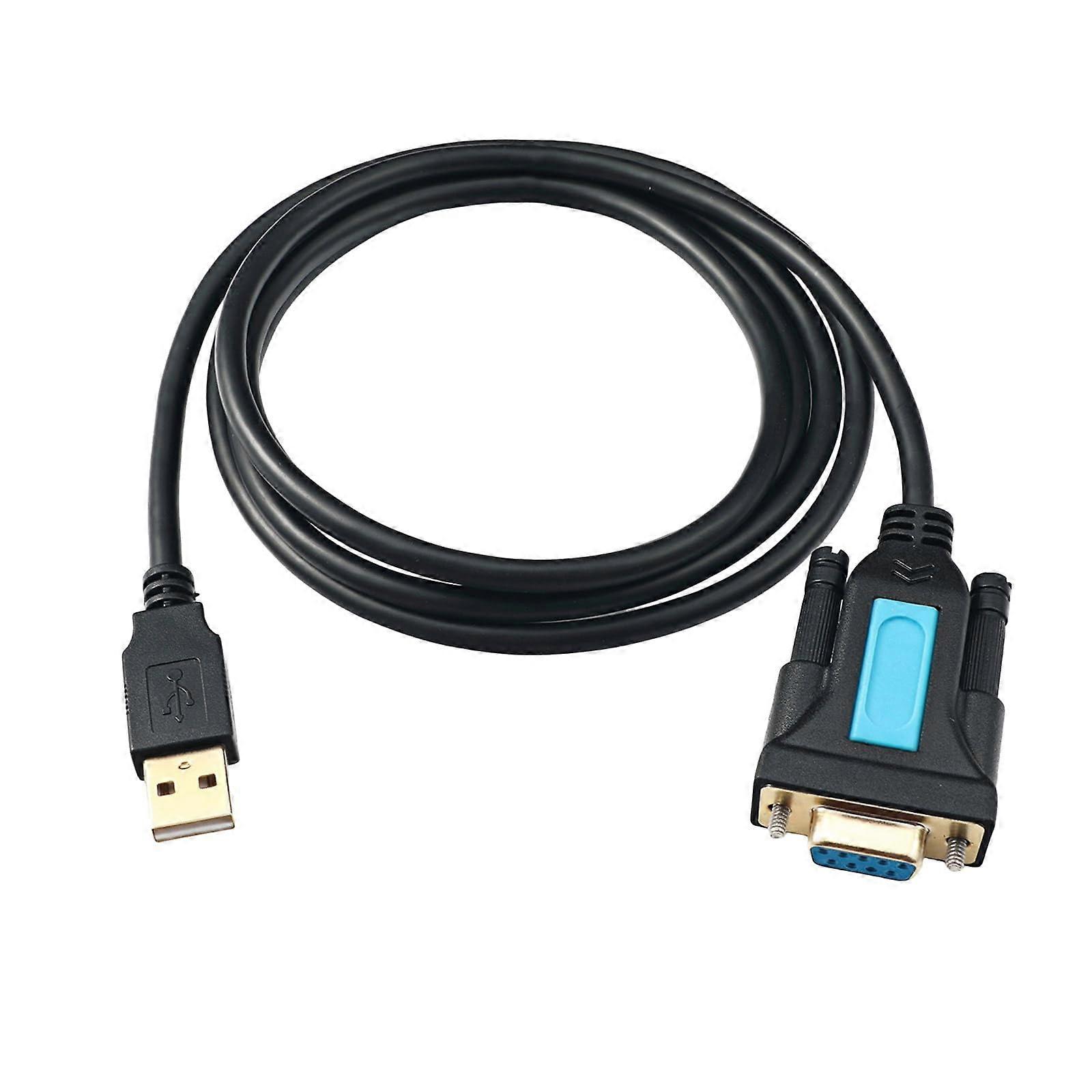USB to RS232 Adapter with PL2303 Chipset for Laptop Desktop Scanner Stable Data Transmission