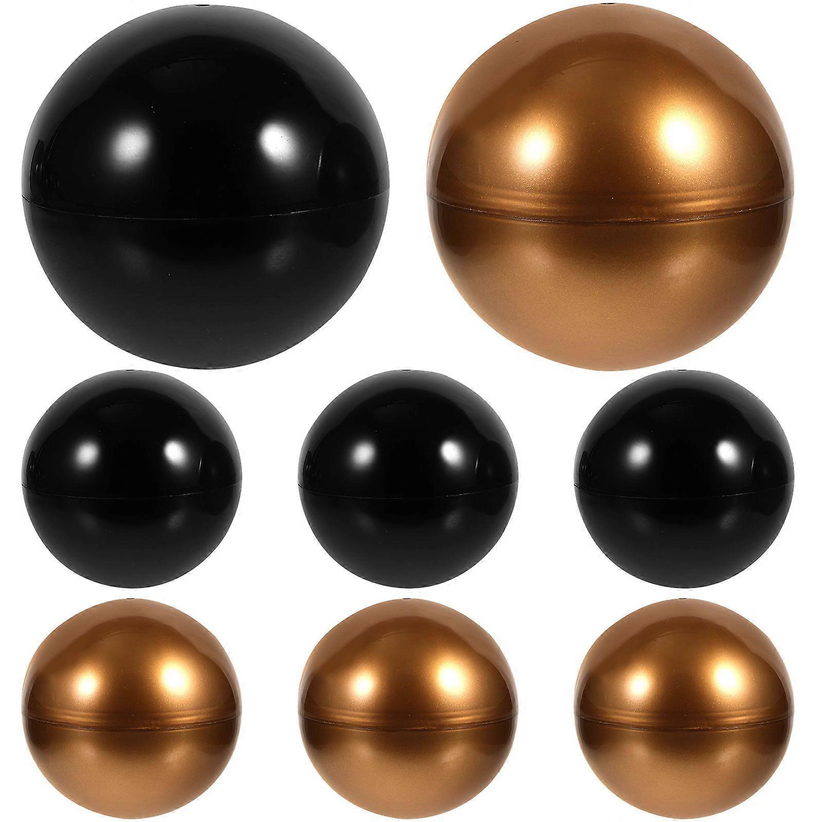 8pcs Empty Round Capsules Gum Ball Machines Plastic Containers Capsules Boxes