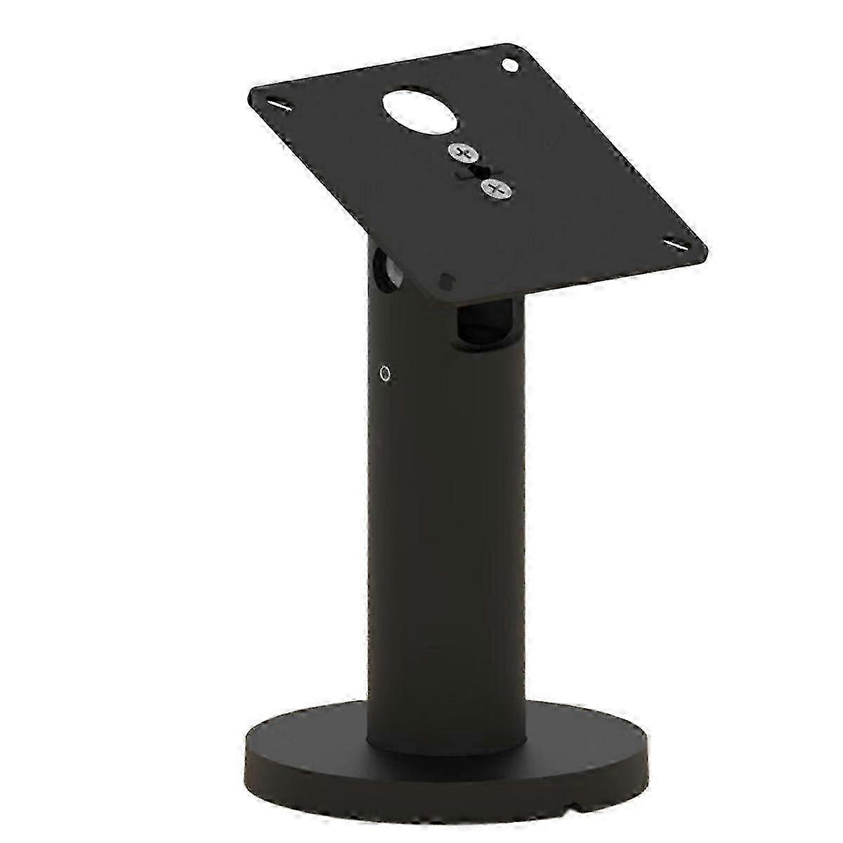 180 Tilting 360 Rotating Metal Mount Support 75x75mm (Black)