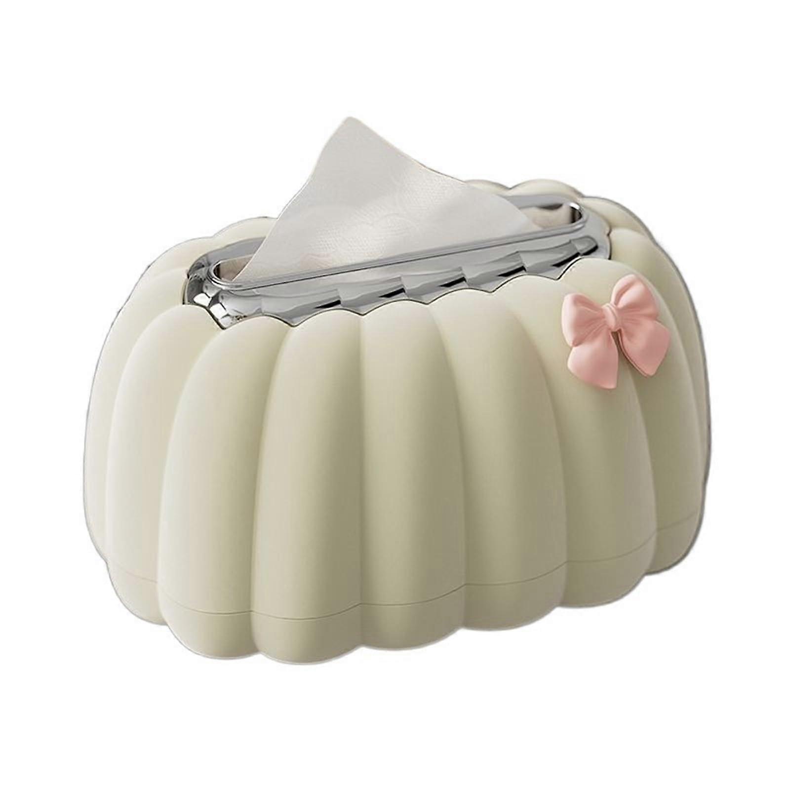 Waterproof Wavy Pattern Tissue Box Holder for Bathroom with Easy Tissue Access