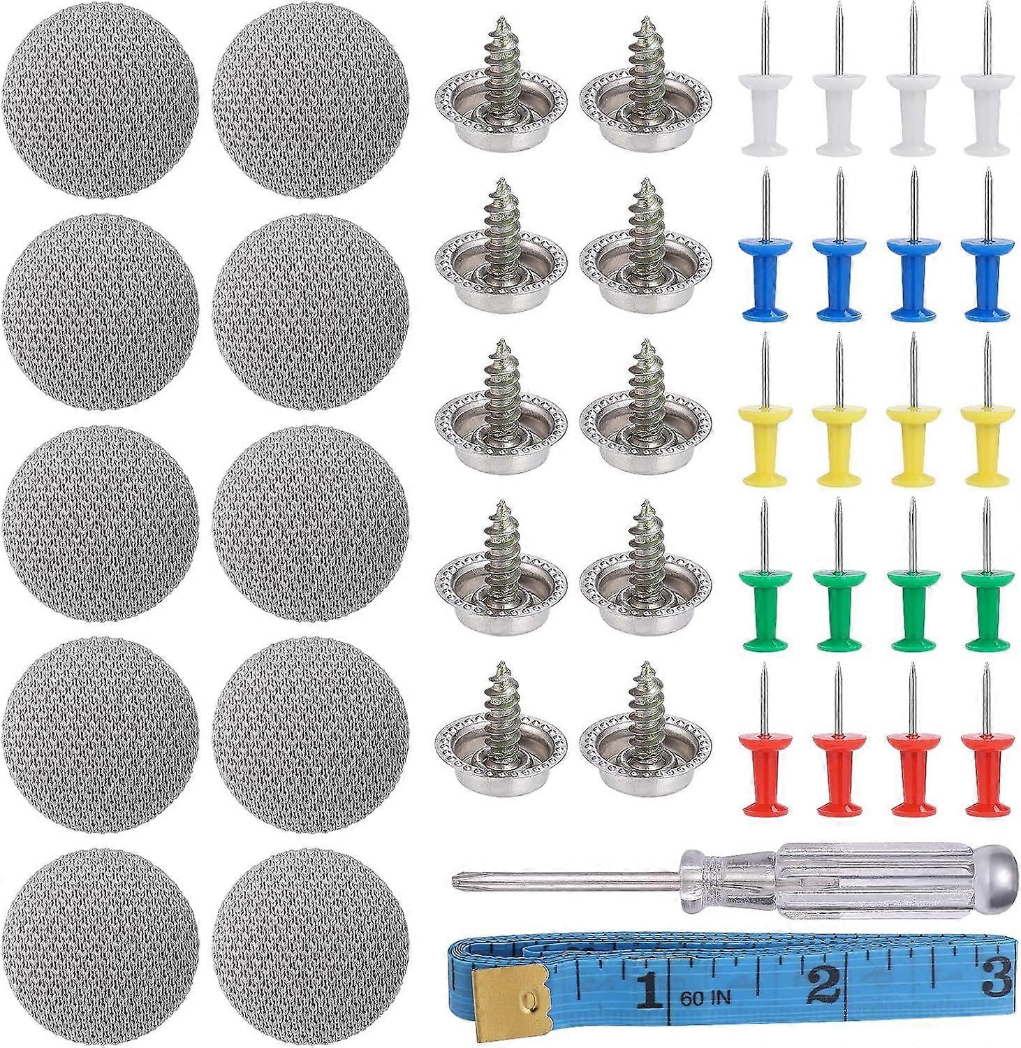 100 Pcs Car Headliner  Kit with RustResistant Snap Rivets for Dacia Sandero Stepway