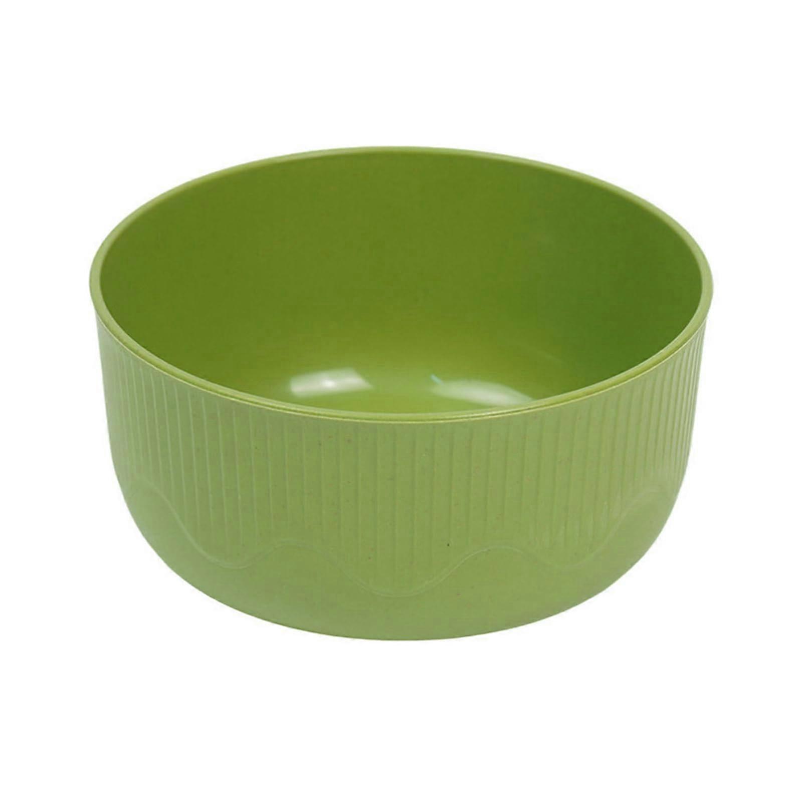 4PC Dark Green Ceramic Rice Bowl Set Korean Style Dinnerware Microwave Dishwasher Safe