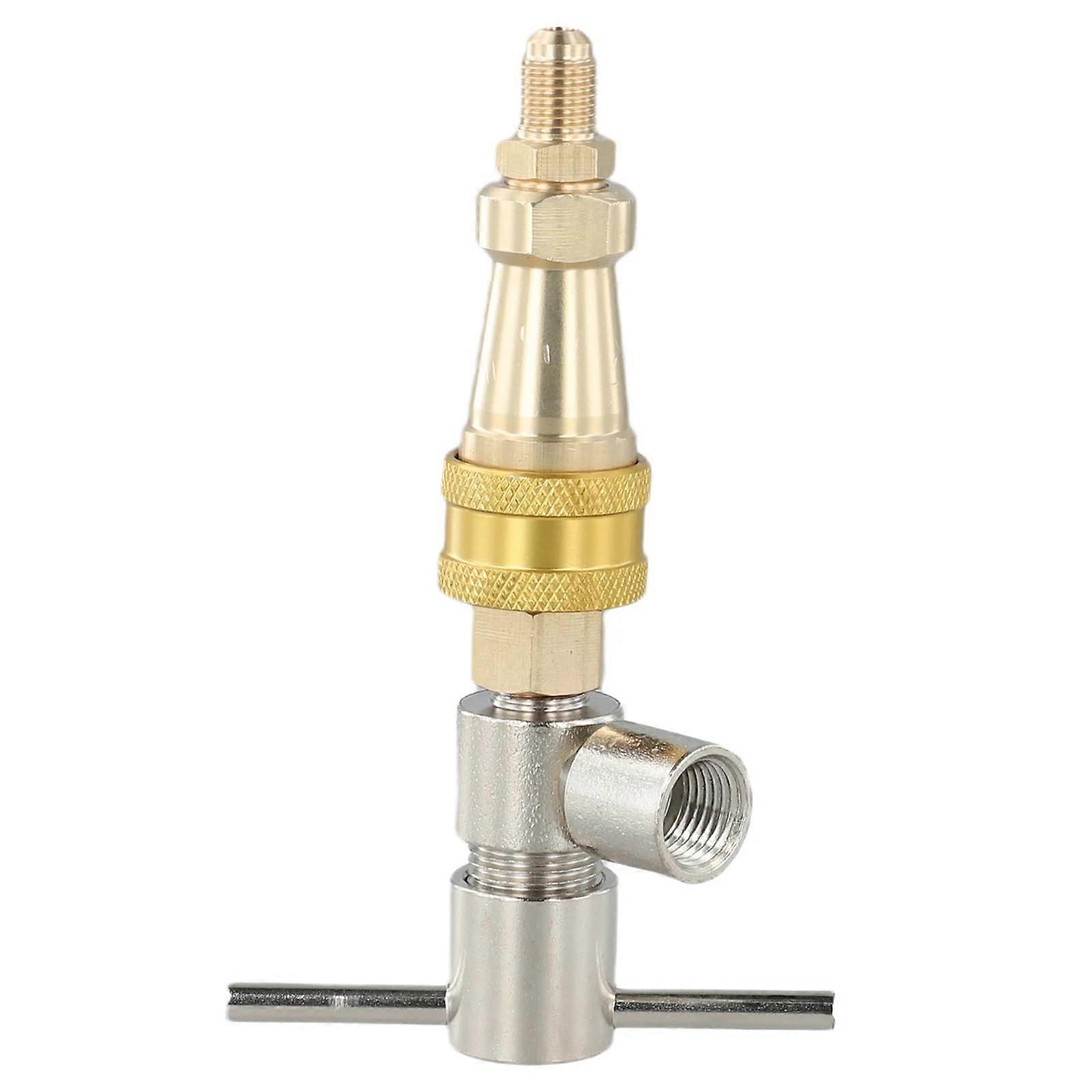 Brass Quick Connector 1/4 Inch FNPT Refrigerator Coupling Adapter Temperature Resistant