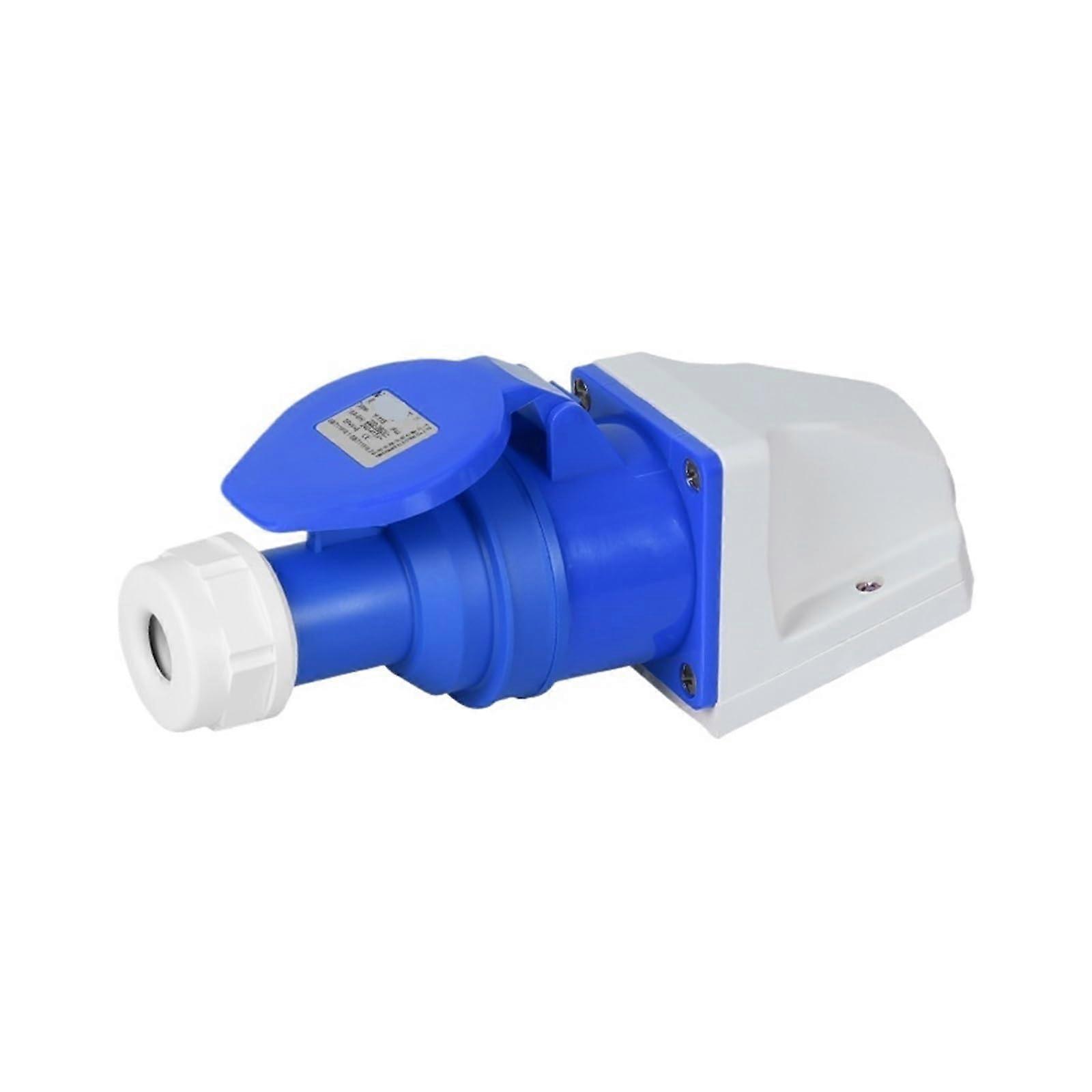 Industrial Waterproof Plug 32A 3 Phase IP44 Explosion Proof Electrical Connector Surface Mounted