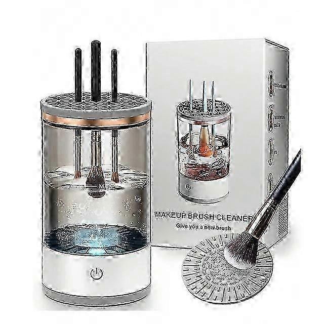 3-in-1 Automatic Makeup Brush Cleaning and Drying Stand - Keep Your Brushes Fresh