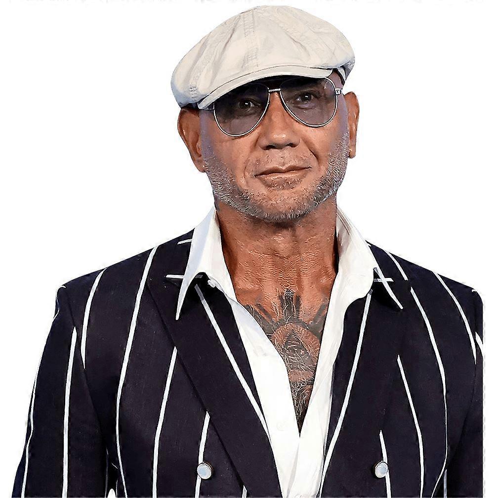 Dave Bautista (Striped Blazer) Half Body Buddy Cutout