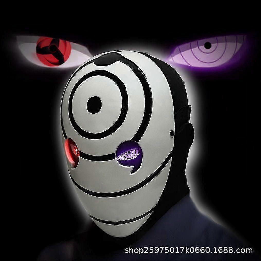 Lumière Sharingan Cosplay Props Obito Casque Masque