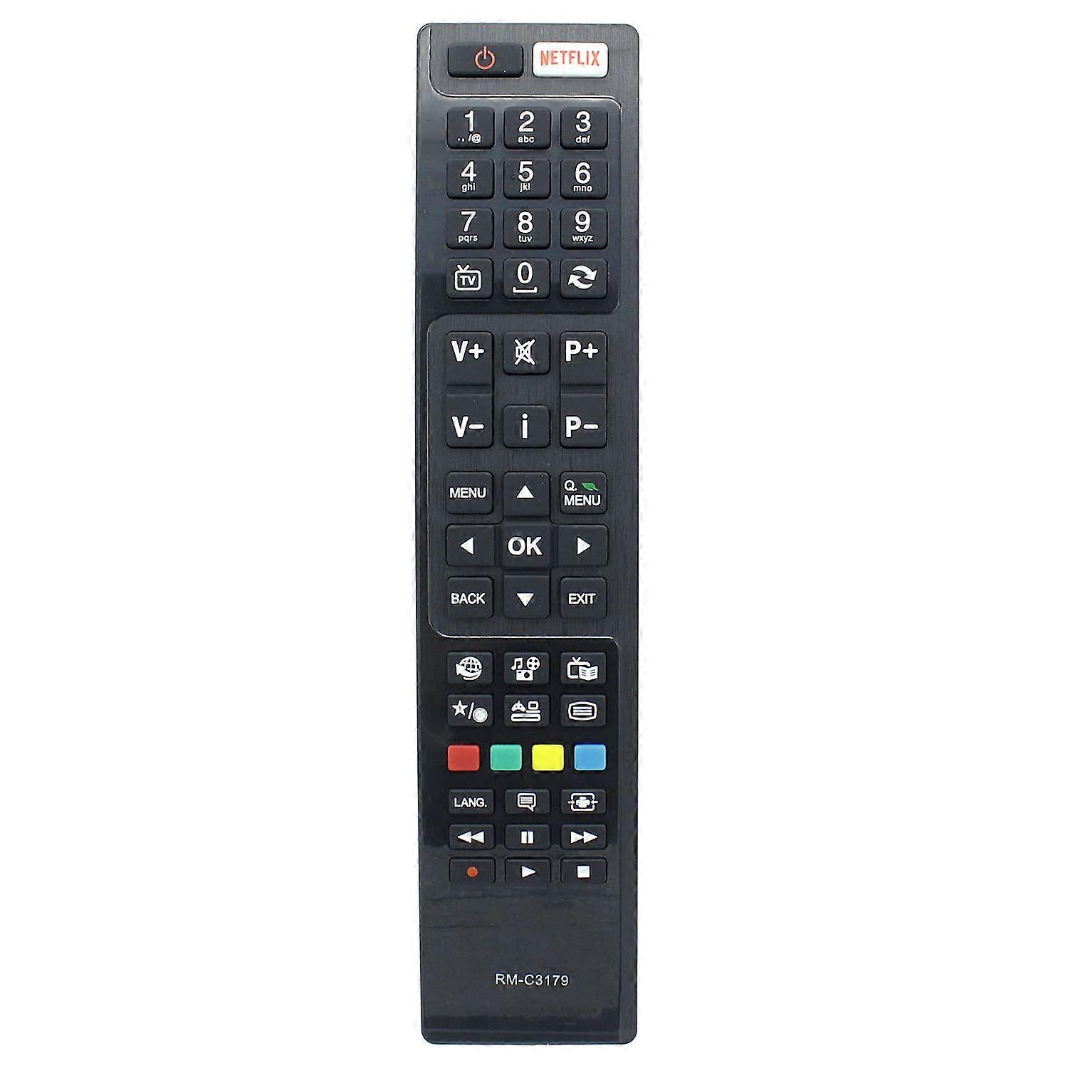 RM-C3179 For JVC Television Replacement Remote Control ABS Plastic Remote