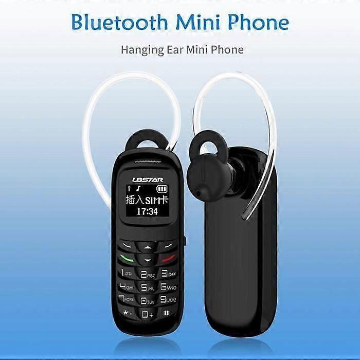 Mini Mobile Phone - L8STAR BM70 - Bluetooth 3.0 - Magic Voice Dialer - Black Wireless Headset