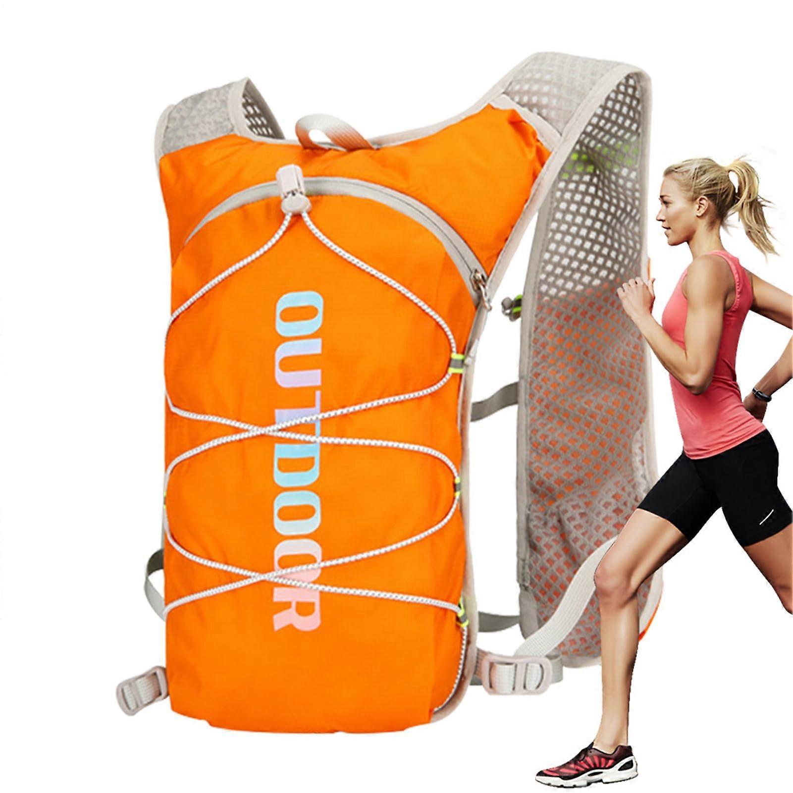 Hydration Pack with Leakproof Storage and Reflective Strips for Running, Hiking, Cycling, Camping