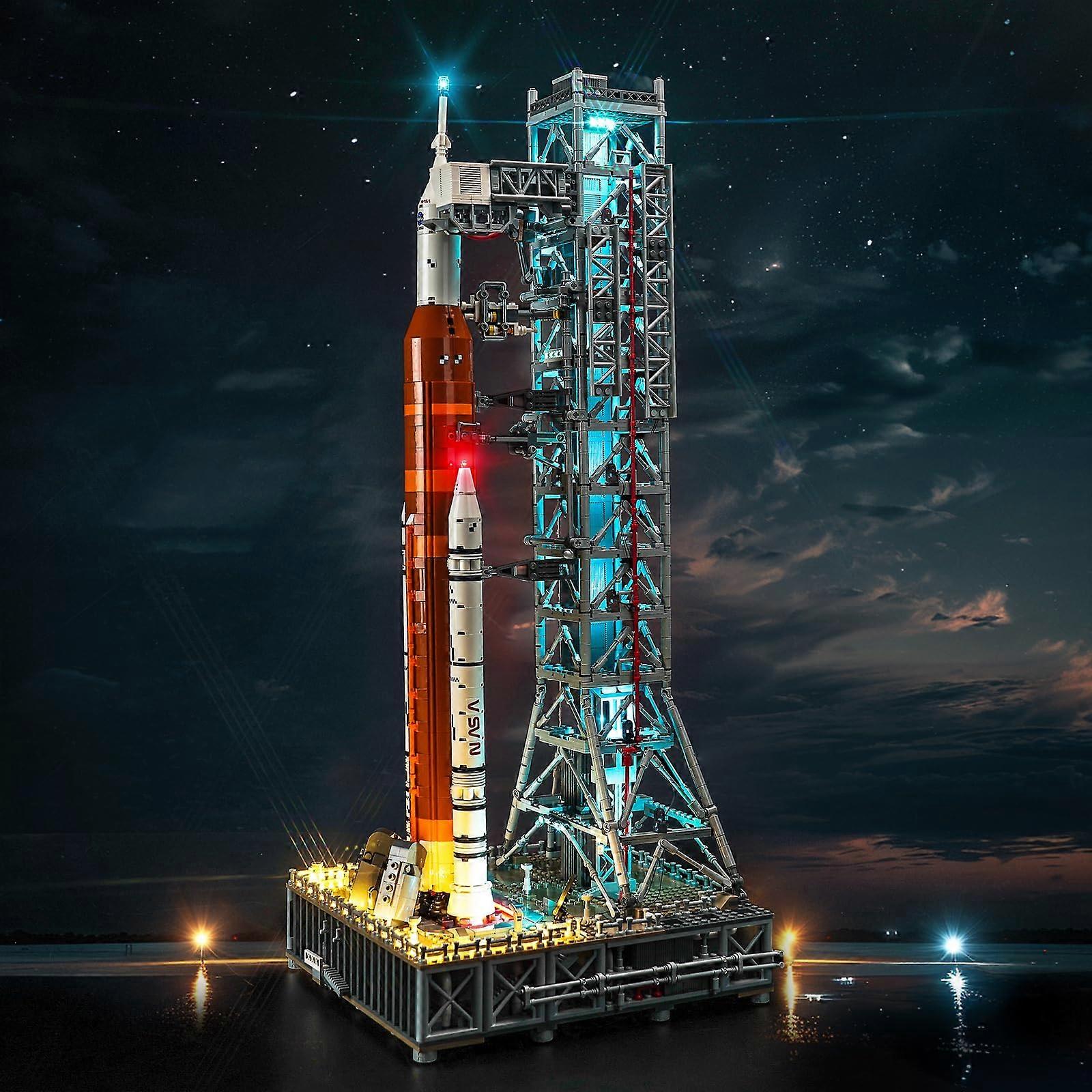 LED Light Kit for  10341 NASA Artemis Space Launch System, Realistic Lighting Effects Display