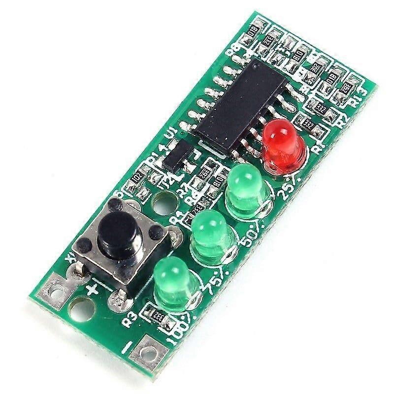 2 PCS 4 LED Battery Capacity Indicator for 3S 912.6V Lithium Battery Voltage Display Module