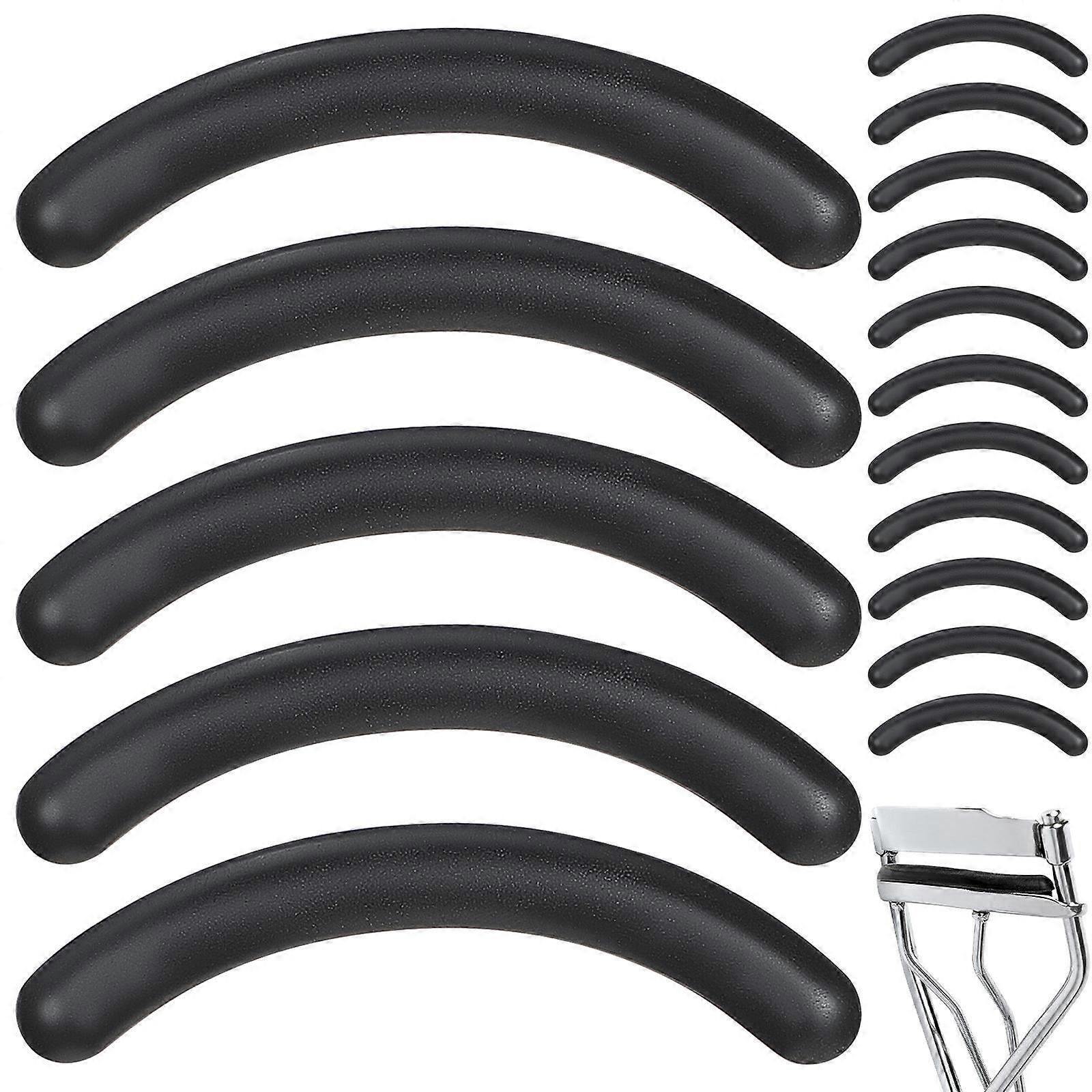 Eyelash Curler Cushions Black for Comfortable Lash Curling 16Pcs