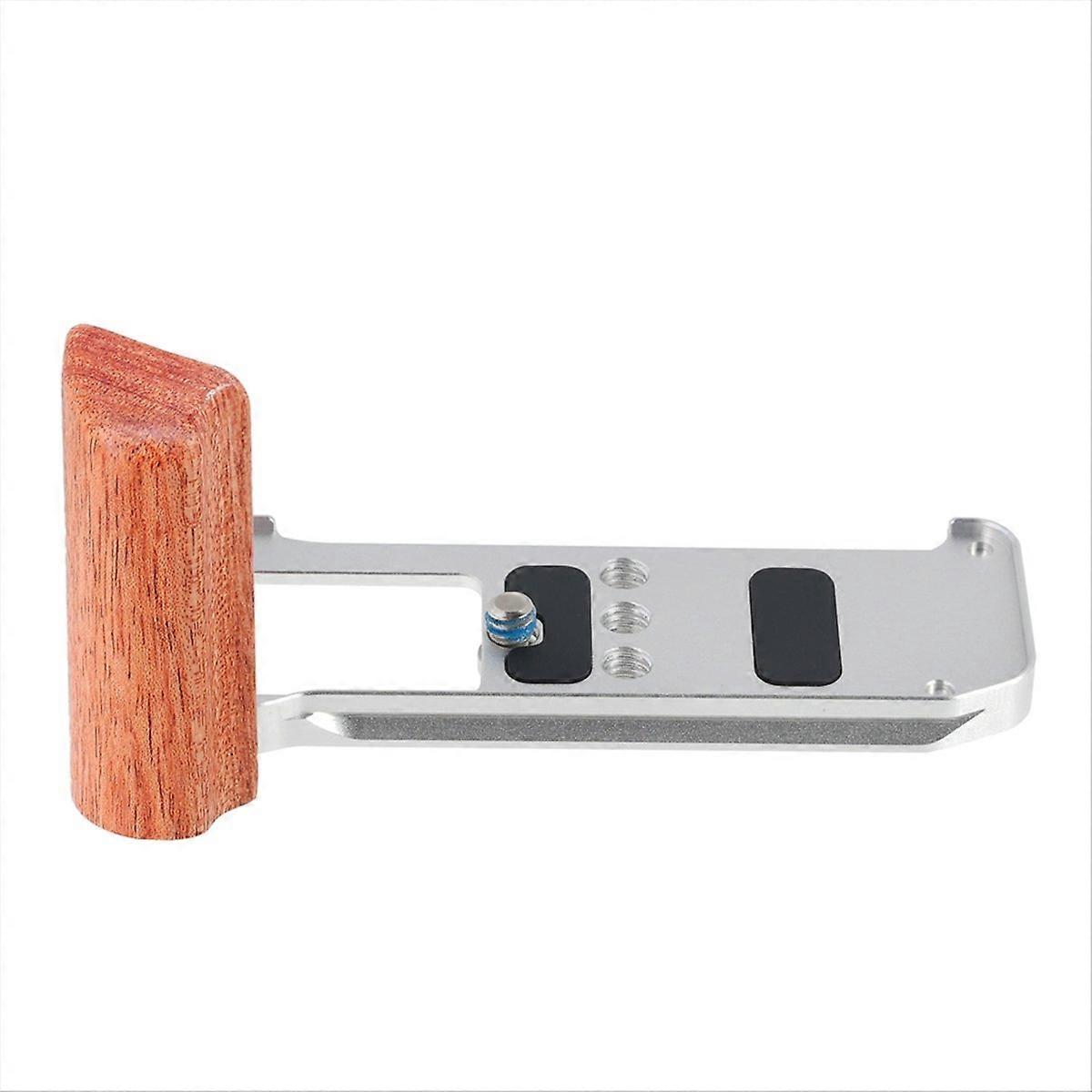For XM5 L-Type Camera Wooden Handle Silver