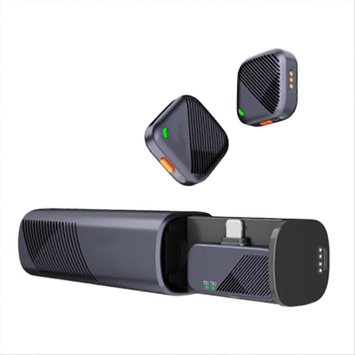 Mini Microphone 2.4GHz Wireless Microphone System Receiver for Vlog B