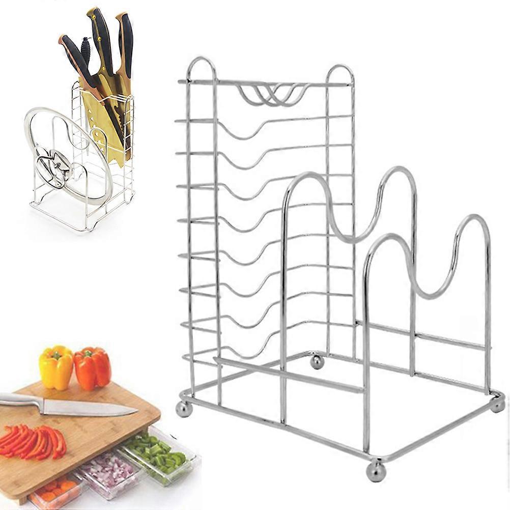 Cutting Board Rack Stainless Organizer for Kitchen Use
