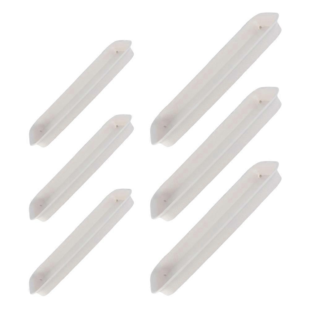 Plastic Planter Trays Rectangular for Indoor Flower Pots 18Pcs Beige Set