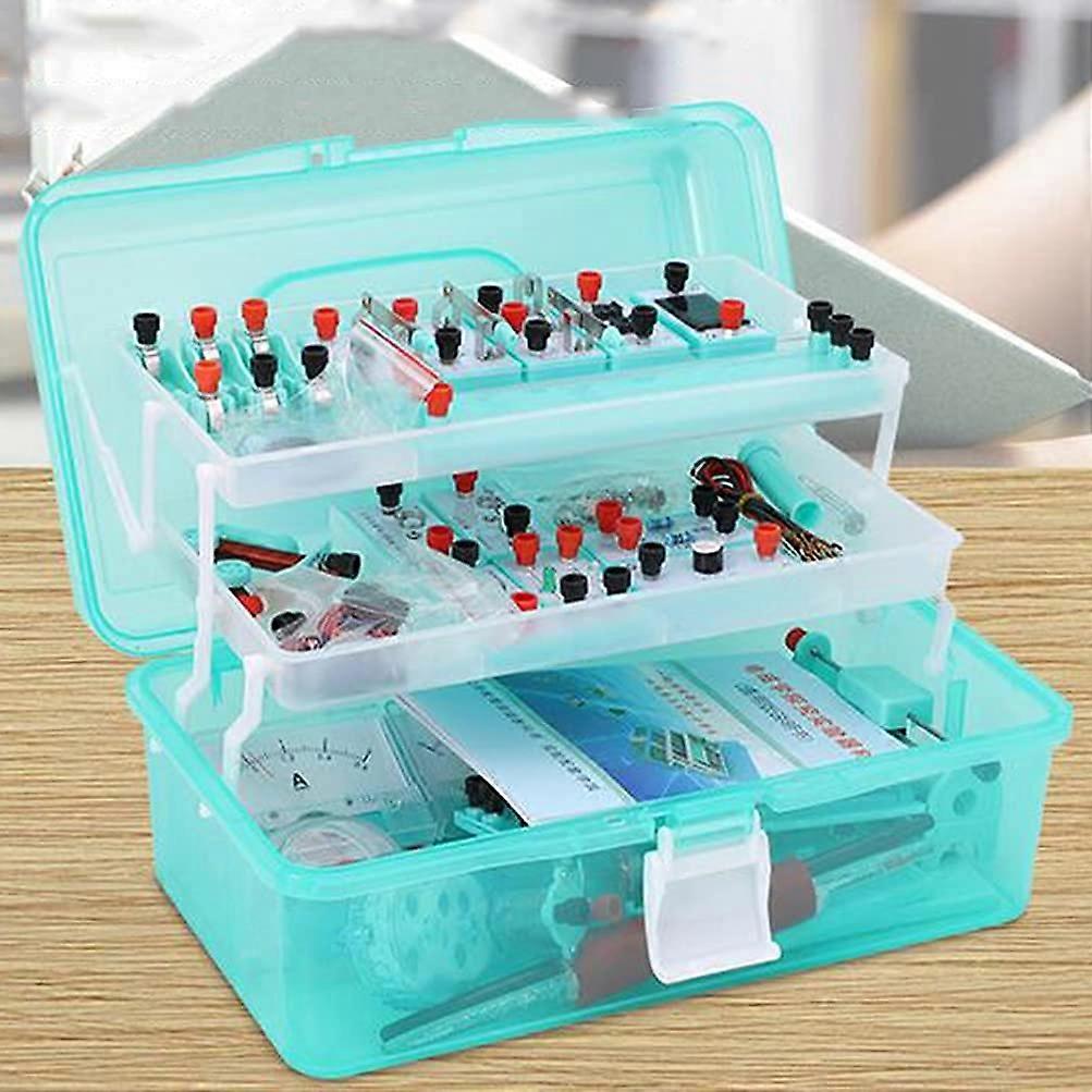 Physics Experiment Kit with HandsOn Circuit Learning and Magnetism Modules for Students