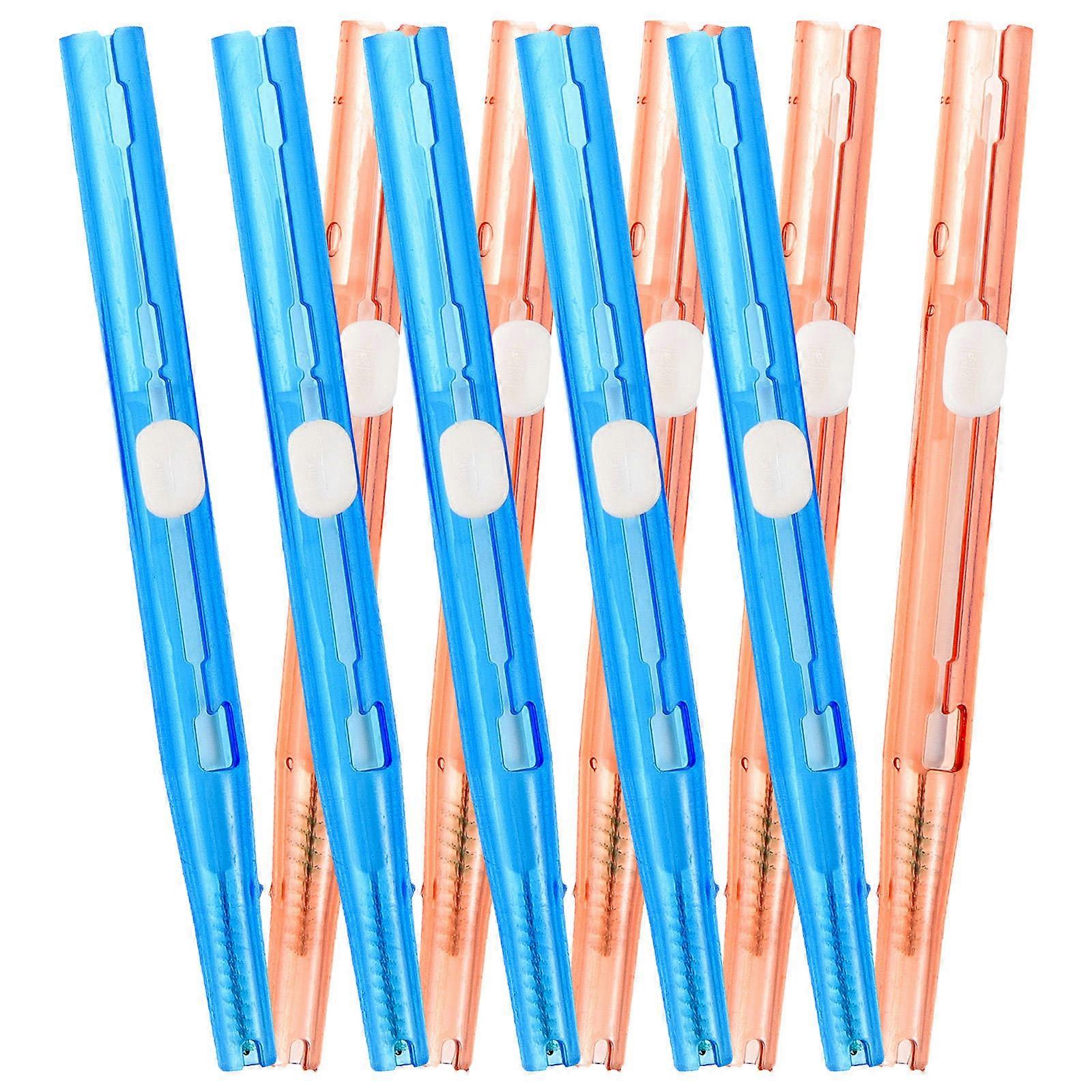 Bathroom Sprayer Cleaning Brush 10Pcs Multi-Function Designed For Women Assorted Color Efficient Clogging Prevention