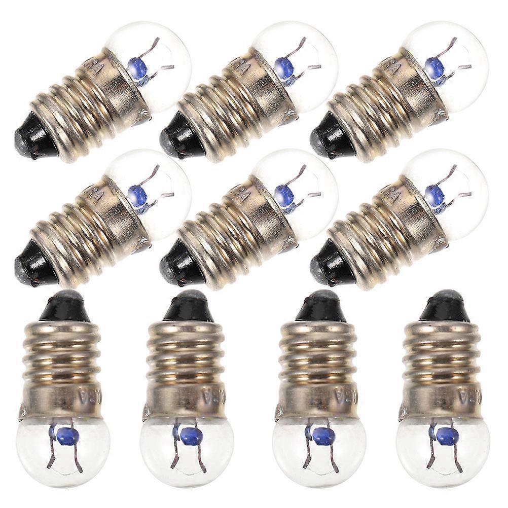 Mini Incandescent Small Light Bulbs Screw Base for Electrical Experiments 50Pcs